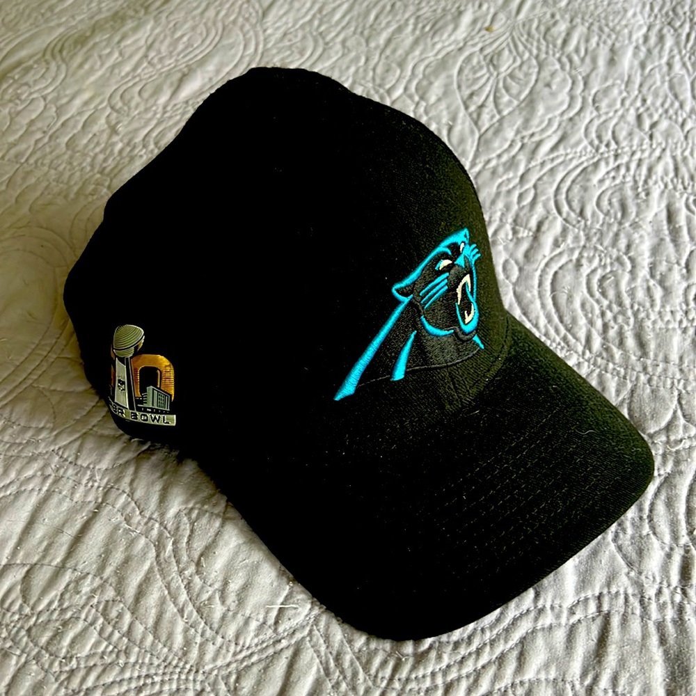 New Era fitted Carolina Panthers Super Bowl hat
